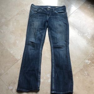 Women’s Silver Aiko Bootcut Low Rise Jeans